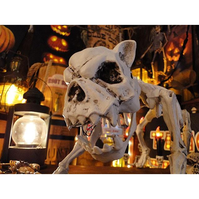 【即納】【在庫あり】 センサーで反応して吠える！スカルブルドッグ　■ アメリカ雑貨　パーティー 飾り　店舗装飾 ハロウィン 飾り |  | 02
