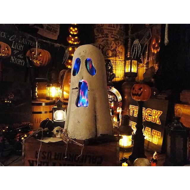 【即納】【在庫あり】　ゴーストスタンド　（マルチライト付き）　■　アメリカ雑貨　パーティー　飾り　店舗装飾　ハロウィン　飾り |  | 06