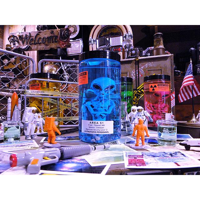 累計販売数5000個突破！ エリア51 エイリアンのホルマリン漬け