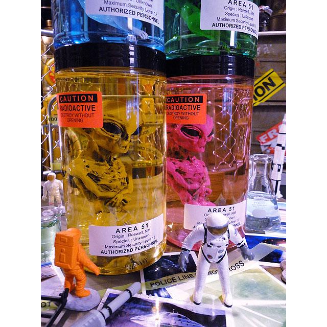 累計販売数5000個突破！　エリア51　エイリアンのホルマリン漬け　（ブラウンエイリアン）　所さんが大絶賛！世田谷ベースに飾られてます |  | 17