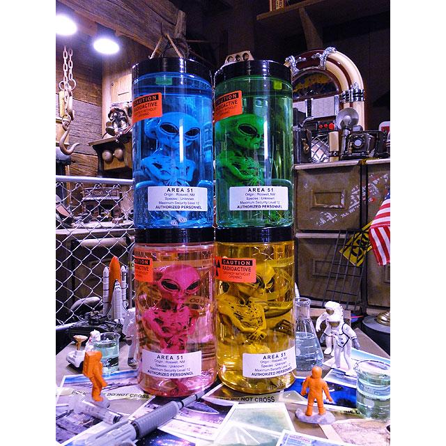 累計販売数5000個突破！　エリア51　エイリアンのホルマリン漬け　（ピンクエイリアン）　あの所さんが大絶賛！世田谷ベースに飾られてます |  | 17