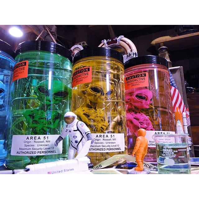 累計販売数5000個突破！　楽天1位　エリア51　エイリアンのホルマリン漬け　（4匹セット）　所さんが大絶賛！世田谷ベースに飾られてます |  | 11