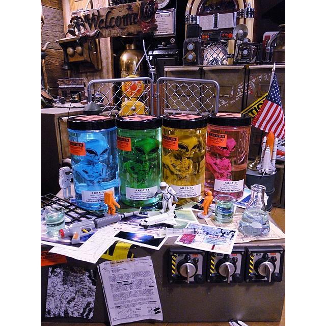 累計販売数5000個突破！　楽天1位　エリア51　エイリアンのホルマリン漬け　（4匹セット）　所さんが大絶賛！世田谷ベースに飾られてます |  | 19