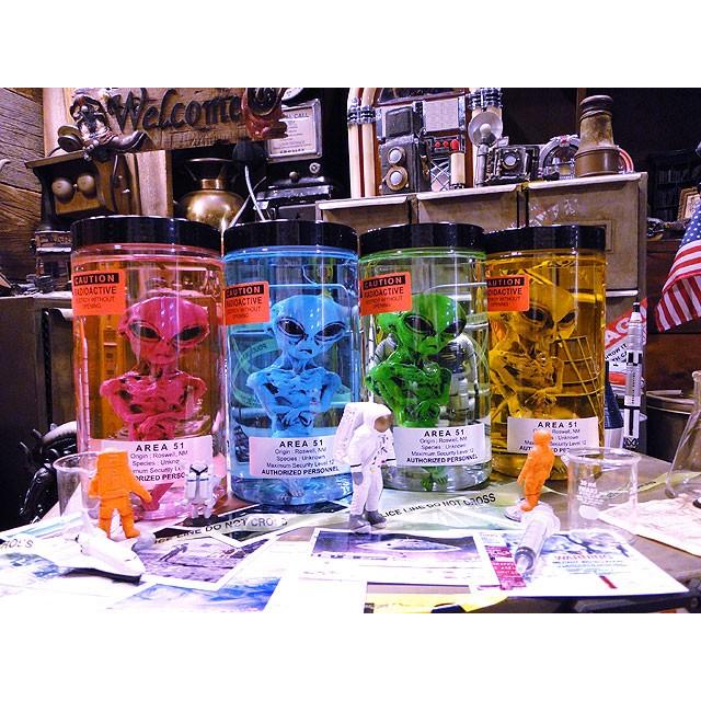 累計販売数5000個突破！　楽天1位　エリア51　エイリアンのホルマリン漬け　（4匹セット）　所さんが大絶賛！世田谷ベースに飾られてます |  | 06