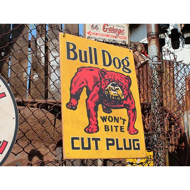 アメリカンガレージ　ウッドサイン　シリーズ第三弾　（ブルドッグ　カットプラグ）　アメリカ雑貨　アメリカン雑貨　壁掛け　木製看板 |  | 01