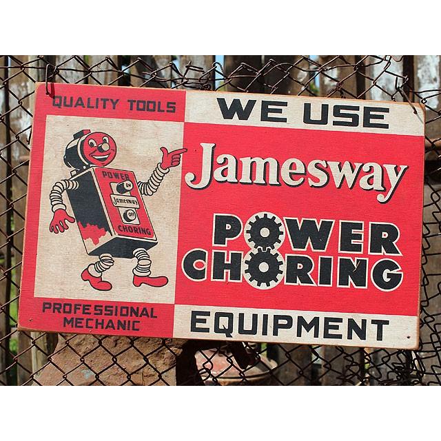 アメリカンガレージ　ウッドサイン　シリーズ第三弾　（ジェイムスウェイ）　アメリカ雑貨　アメリカン雑貨　壁掛け　インテリア　木製看板 | 