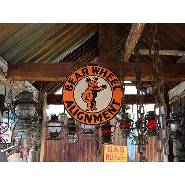 アメリカンガレージ　ウッドサイン　シリーズ第三弾　（ベアーホイールアライメント）　アメリカ雑貨　アメリカン雑貨　木製看板 |  | 06