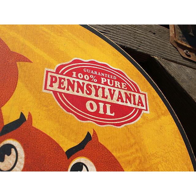 アメリカンガレージ　ウッドサイン　シリーズ第三弾　（ペンズオイル/フクロウ）　アメリカ雑貨　アメリカン雑貨　壁掛け　木製看板 |  | 03