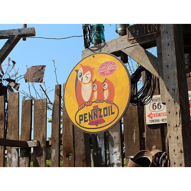 アメリカンガレージ　ウッドサイン　シリーズ第三弾　（ペンズオイル/フクロウ）　アメリカ雑貨　アメリカン雑貨　壁掛け　木製看板 |  | 06