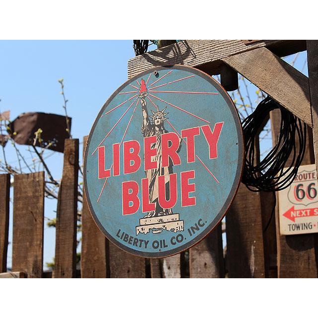 アメリカンガレージ　ウッドサイン　シリーズ第三弾　（リバティブルー）　アメリカ雑貨　アメリカン雑貨　壁掛け　インテリア　木製看板 |  | 01