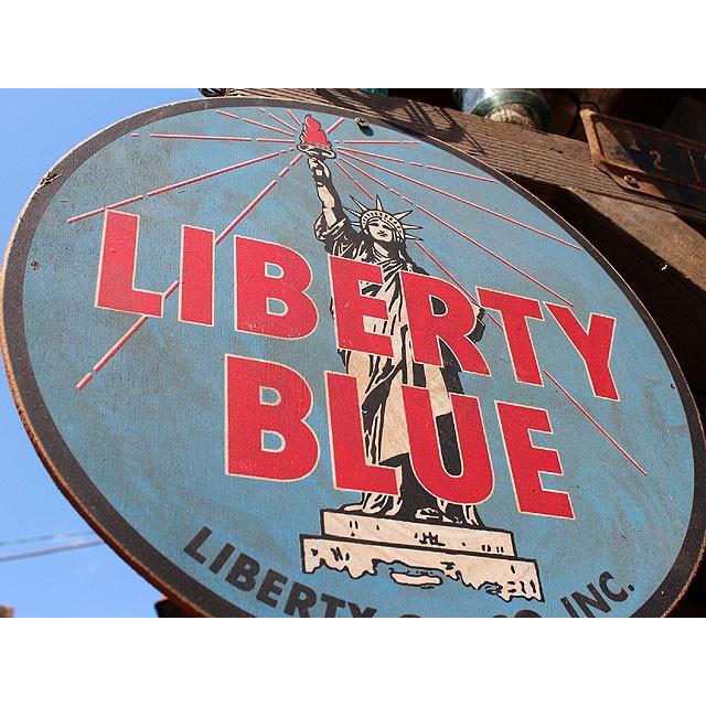 アメリカンガレージ　ウッドサイン　シリーズ第三弾　（リバティブルー）　アメリカ雑貨　アメリカン雑貨　壁掛け　インテリア　木製看板 |  | 03