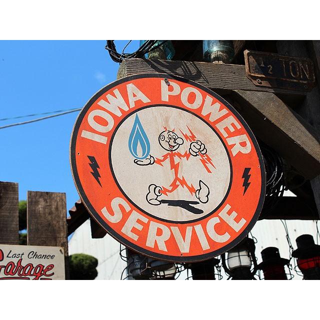 アメリカンガレージ　ウッドサイン　シリーズ第三弾　（レディキロワット/アイオワパワーサービス）　アメリカン雑貨 アメリカ雑貨 |  | 02