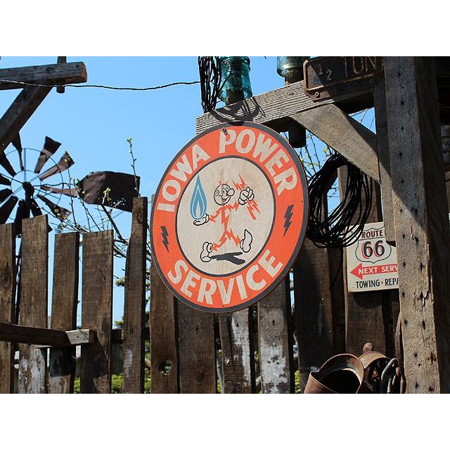 アメリカンガレージ　ウッドサイン　シリーズ第三弾　（レディキロワット/アイオワパワーサービス）　アメリカン雑貨 アメリカ雑貨 |  | 04