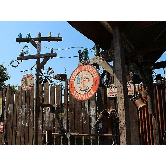 アメリカンガレージ　ウッドサイン　シリーズ第三弾　（レディキロワット/アイオワパワーサービス）　アメリカン雑貨 アメリカ雑貨 |  | 05