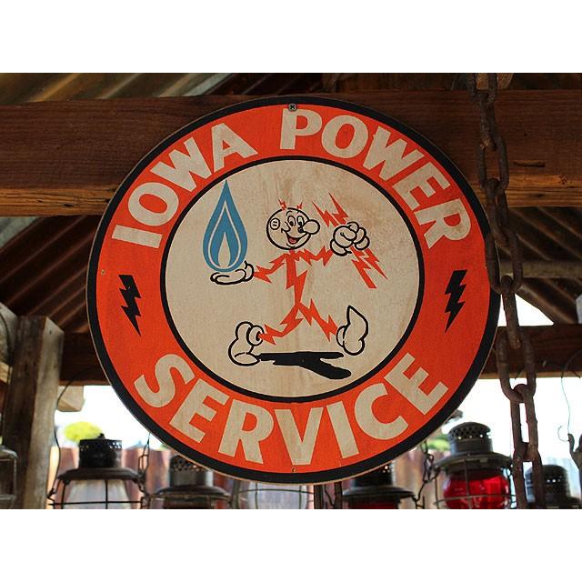 アメリカンガレージ　ウッドサイン　シリーズ第三弾　（レディキロワット/アイオワパワーサービス）　アメリカン雑貨 アメリカ雑貨 |  | 06