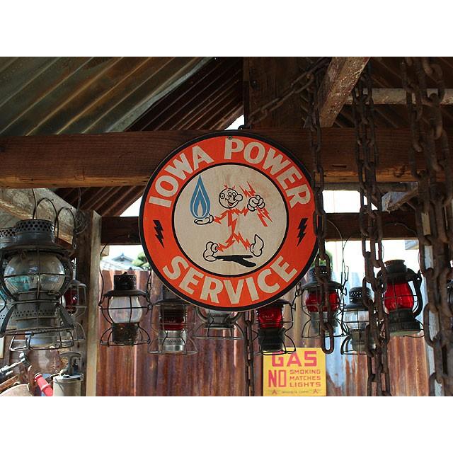 アメリカンガレージ　ウッドサイン　シリーズ第三弾　（レディキロワット/アイオワパワーサービス）　アメリカン雑貨 アメリカ雑貨 |  | 07