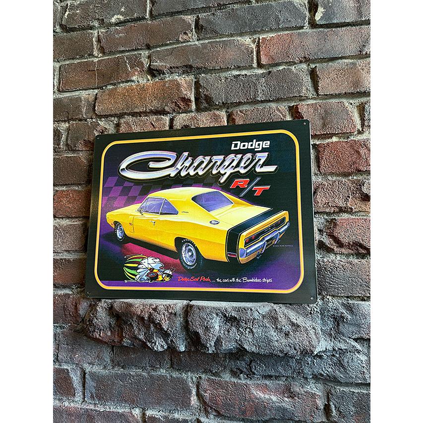 ダッジ　チャージャー　R/T　ブリキ看板　■ アメリカ雑貨 アメリカン雑貨 |  | 06
