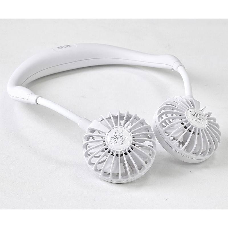 両手フリーでメチャ便利！手ぶら扇風機　ダブルファン　首掛け扇風機　ポータブルファン　携帯用扇風機　SPICE W FAN |  | 11