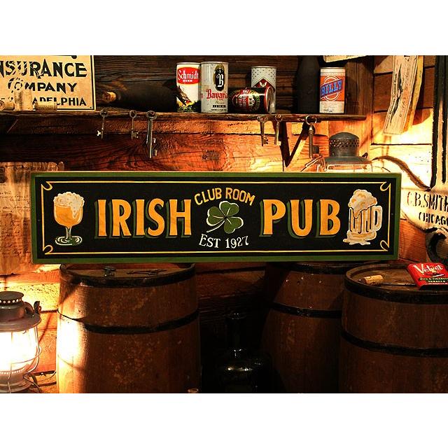 アイリッシュパブ　木製看板　（ロングタイプ） 爆買 | 