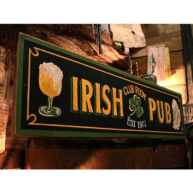 アイリッシュパブ　木製看板　（ロングタイプ） 爆買 |  | 01