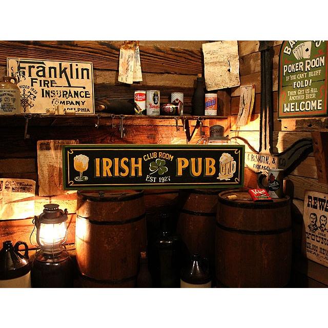アイリッシュパブ　木製看板　（ロングタイプ） 爆買 |  | 10