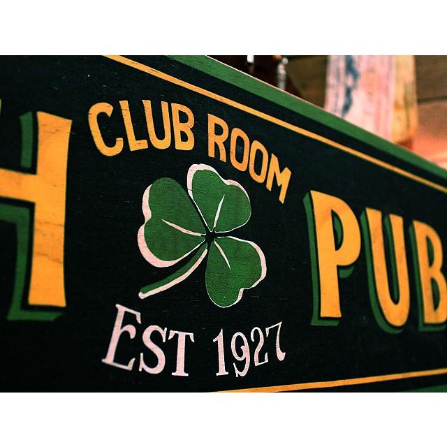 アイリッシュパブ　木製看板　（ロングタイプ） 爆買 |  | 02