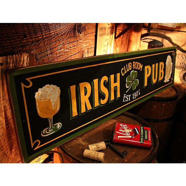 アイリッシュパブ　木製看板　（ロングタイプ） 爆買 |  | 06
