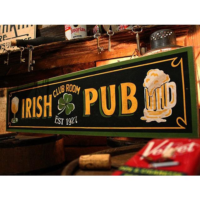 アイリッシュパブ　木製看板　（ロングタイプ） 爆買 |  | 08