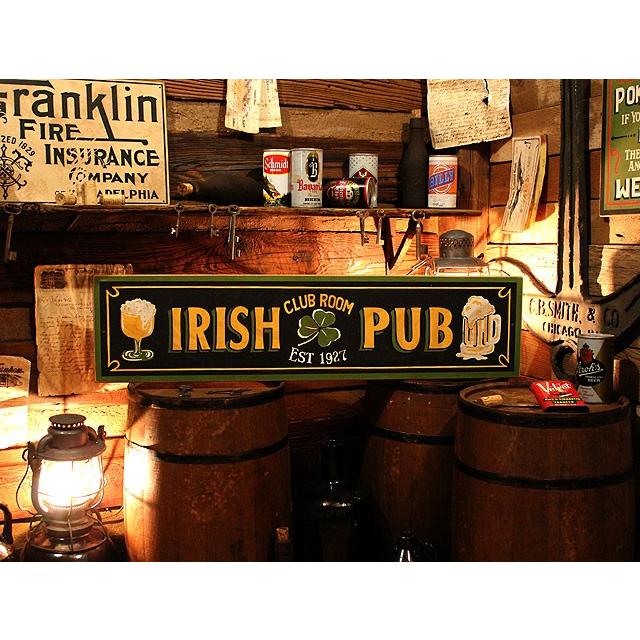 アイリッシュパブ　木製看板　（ロングタイプ） 爆買 |  | 09