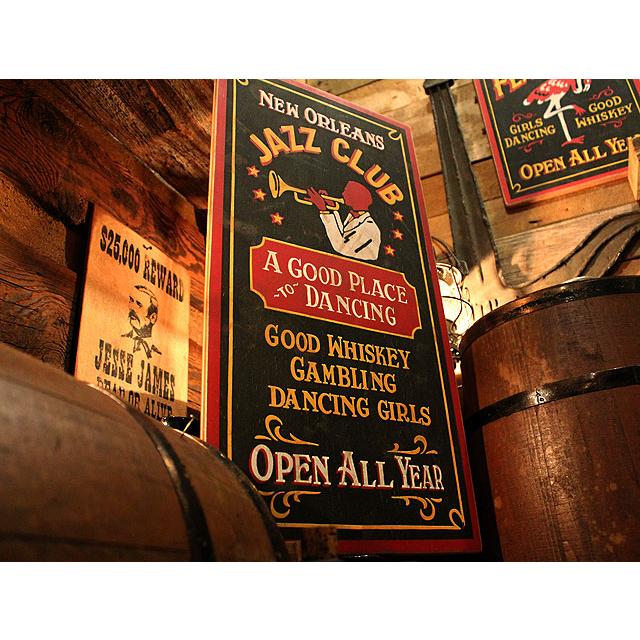 ニューオリンズジャズクラブ　木製看板 ■ アメリカン雑貨 アメリカ雑貨 ウッドサイン |  | 04