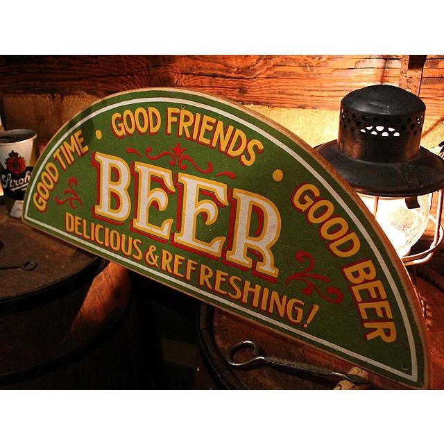 ビアー　木製看板　（デリシャス＆リフレッシング）　■　アメリカン雑貨　アメリカ雑貨　ウッドサイン |  | 04