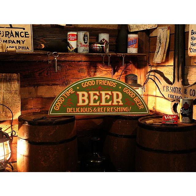 ビアー　木製看板　（デリシャス＆リフレッシング）　■　アメリカン雑貨　アメリカ雑貨　ウッドサイン |  | 06