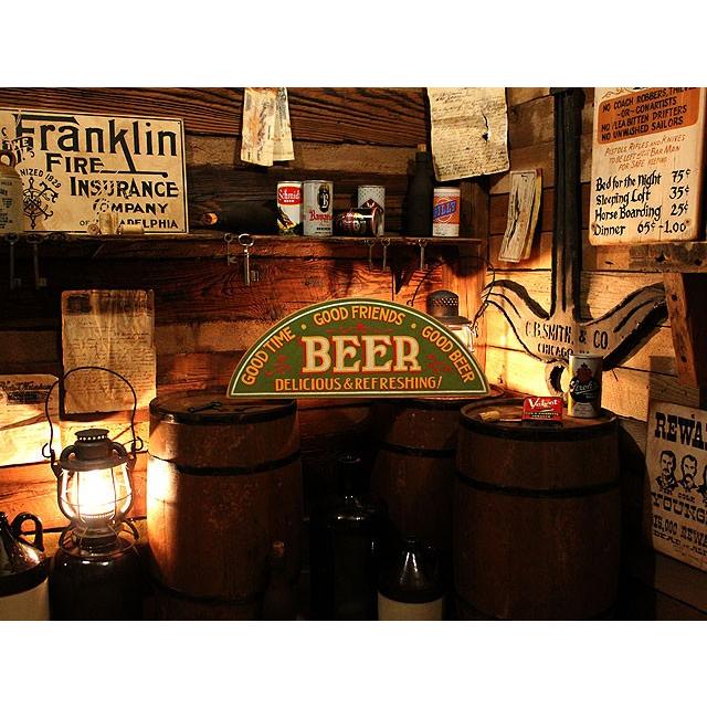 ビアー　木製看板　（デリシャス＆リフレッシング）　■　アメリカン雑貨　アメリカ雑貨　ウッドサイン |  | 07