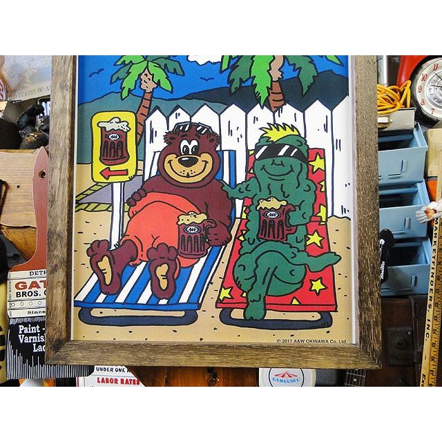 ポスターフレーム　（A&W/グレートルートビアー）　ポスター＆木製フレームのセット ■ アメリカン雑貨 アメリカ雑貨 |  | 02