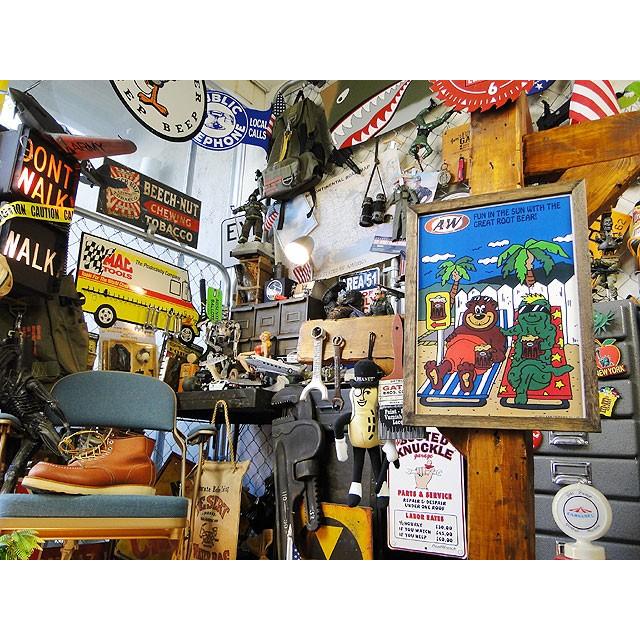 ポスターフレーム （A&W/グレートルートビアー） ポスター＆木製