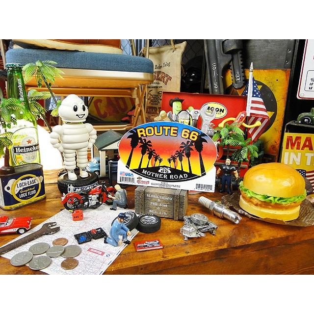 ルート66　ステッカー　Lサイズ　（パームツリー）　アメリカ雑貨　アメリカン雑貨 |  | 02