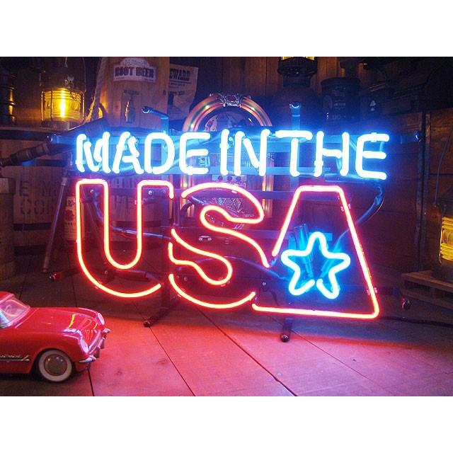 即納】【在庫あり】メイド・イン・THE USA ネオン管 □ アメリカ雑貨  