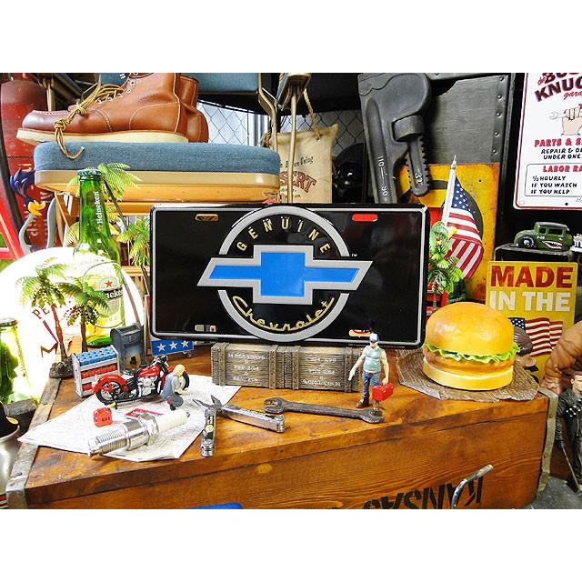 シボレー　ボウタイエンブレム　ライセンスプレート　（ブラック）　アメリカ雑貨　アメリカン雑貨 |  | 02