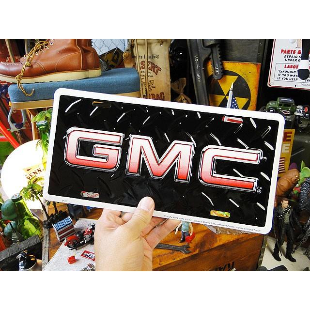 GMC　ライセンスプレート　（黒鉄板タイプ）　アメリカン雑貨 アメリカ雑貨 |  | 01