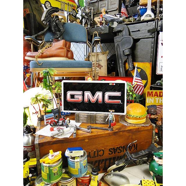 GMC　ライセンスプレート　（黒鉄板タイプ）　アメリカン雑貨 アメリカ雑貨 |  | 03