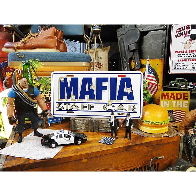 マフィアスタッフカー　ライセンスプレート　アメリカ雑貨 アメリカン雑貨 |  | 02