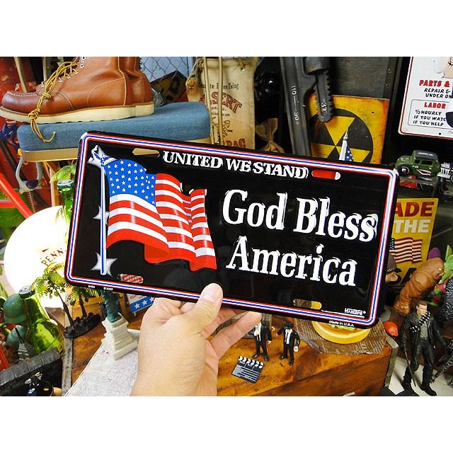 ゴッド・ブレス・アメリカ　ライセンスプレート　■ アメリカン雑貨 アメリカ雑貨 |  | 01
