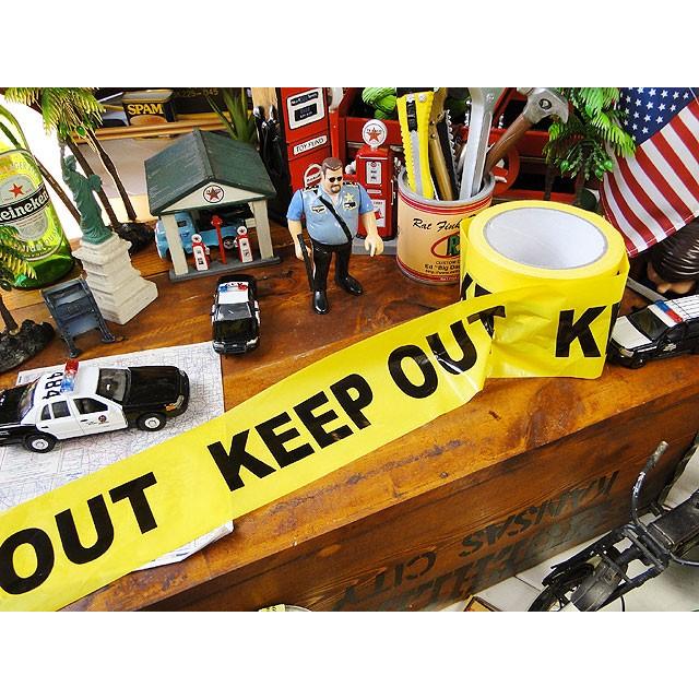 アメリカンヴィンテージなドラム缶 キープアウト 立ち入り禁止 バリケード