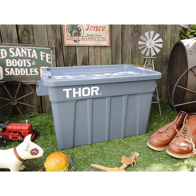 トラスト ソーストレージコンテナ フタ付き Thor Lサイズ 75l グレー アメリカ雑貨 アメリカン雑貨 収納 ケース Box 男前 アメリカ雑貨通販キャンディタワー 通販 Yahoo ショッピング
