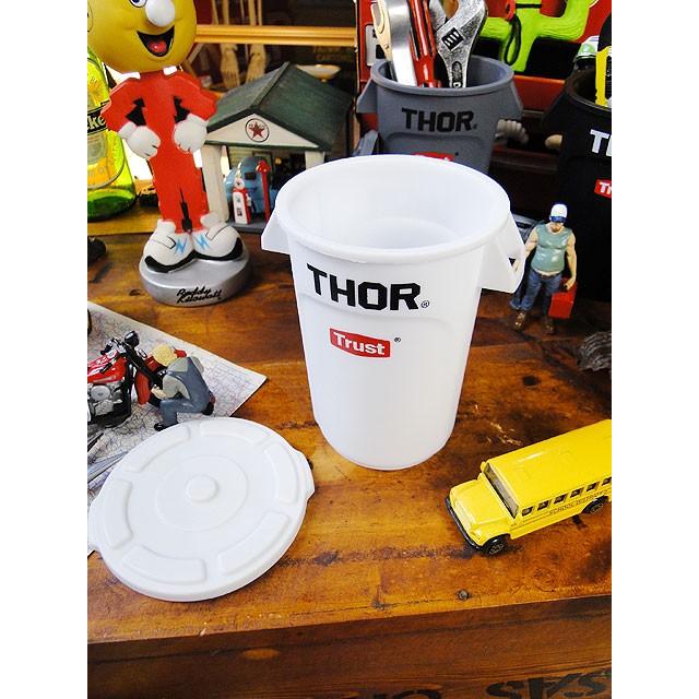 トラスト　ソーラウンドコンテナ　ミニ（フタ付き）　THOR（ホワイト）　アメリカ雑貨 アメリカン雑貨 爆買 |  | 02