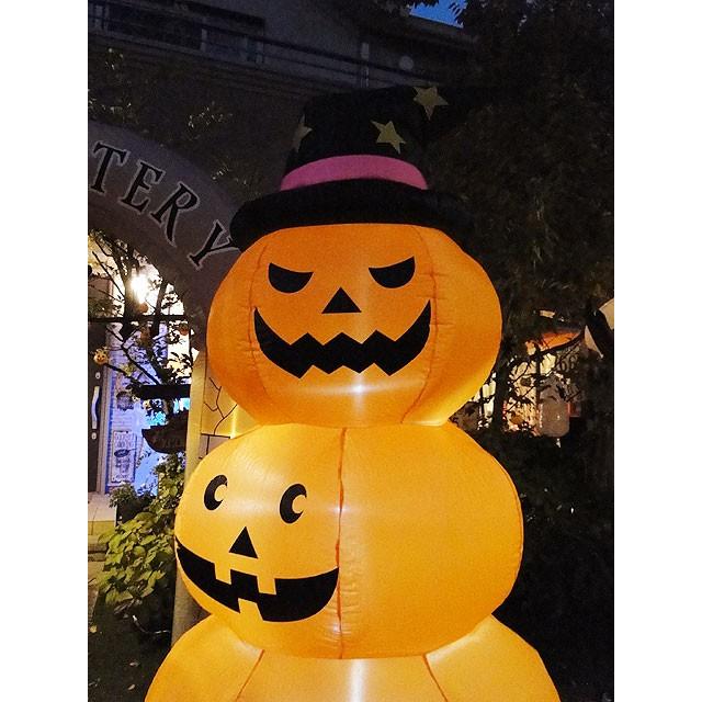 【即納】【在庫あり】ハロウィン　3連パンプキン　エアーディスプレイ　アメリカ雑貨　パーティー 飾り　ハロウィン 飾り｜candytower｜03