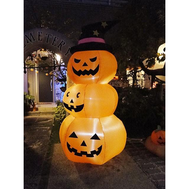 即納】【在庫あり】ハロウィン 3連パンプキン エアーディスプレイ