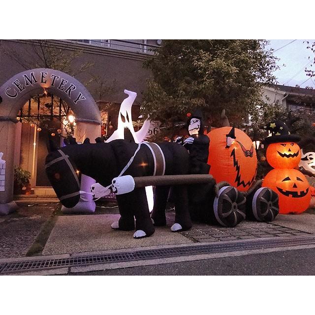 超ド級のメガサイズ ハロウィン ゴーストキャリッジ　エアーディスプレイ アメリカ雑貨 パーティー 飾り ハロウィン 飾り｜candytower