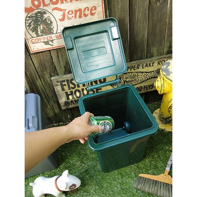 ダルトン　プラスチックトラッシュカン　18Lサイズ　（グリーン）　■　アメリカン雑貨　アメリカ雑貨　DULTON ゴミ箱 | DULTON | 04