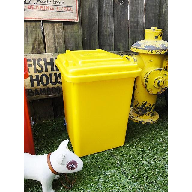 DULTON（ダルトン） プラスチックトラッシュカン 18Lサイズ （イエロー